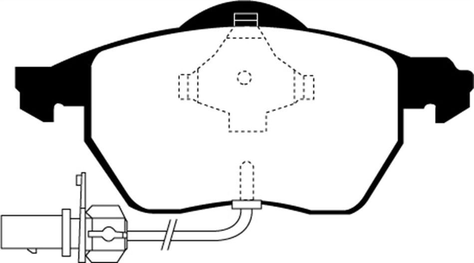 EBC Brakes UD840 Ultimax OEM Replacement Brake Pad