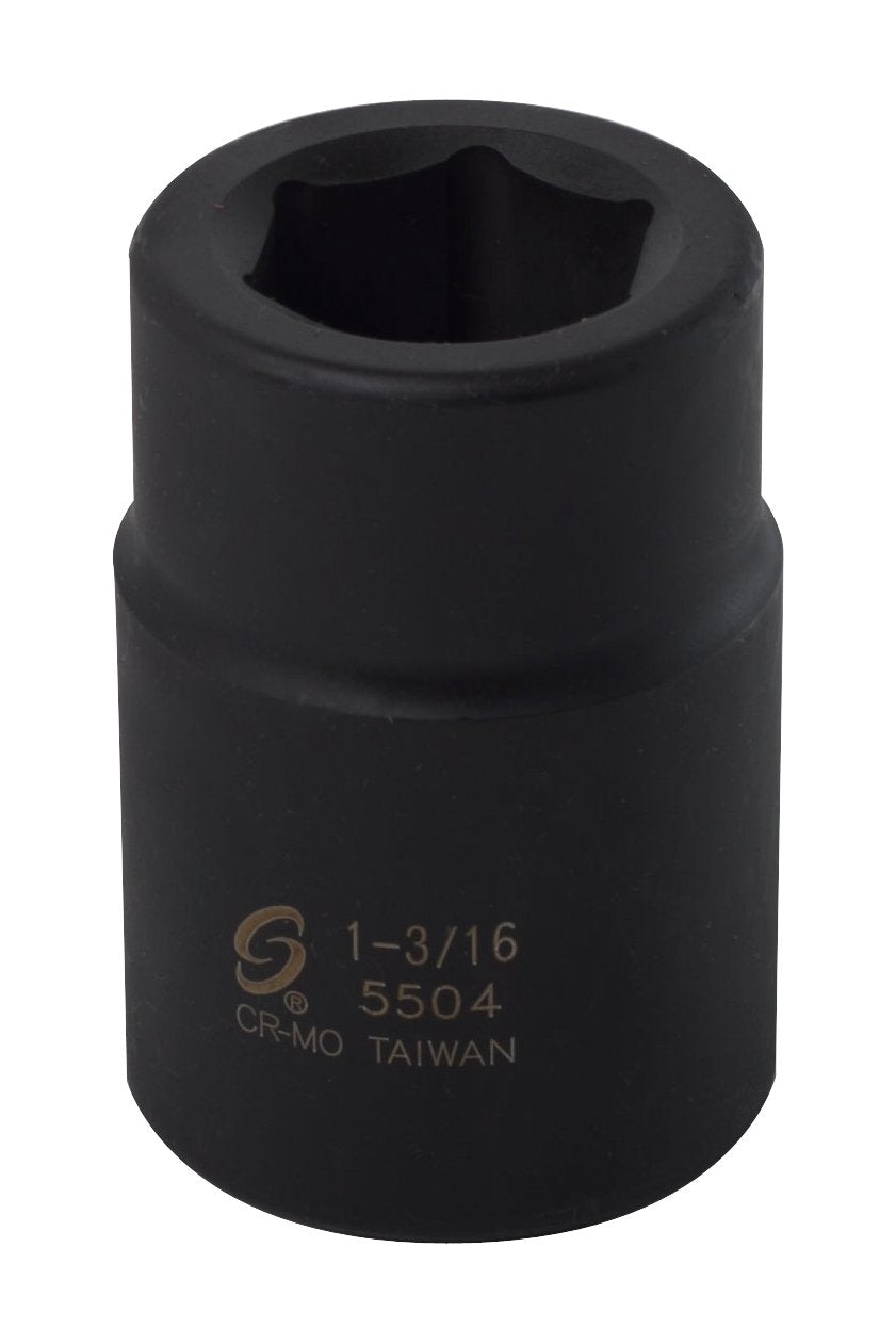 Sunex 5504#5 Spline Drive 1-3/16-Inch Impact Socket