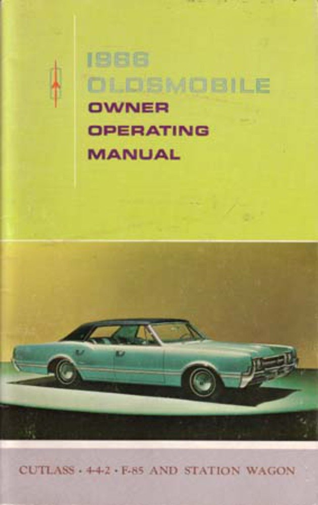 bishko automotive literature 1966 Oldsmobile 442 Cutlass F-85 Wagon Owners Manual User Guide Operator Book