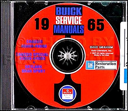 bishko automotive literature 1965 Buick Riviera Lesabre Elctra Shop & Body Service Repair Manual CD Engine