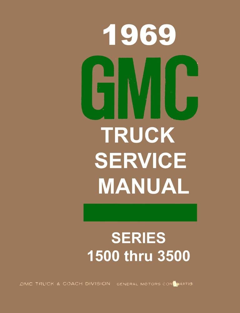 bishko automotive literature 1969 GMC 1500-3500 Truck Shop Service Repair Manual Book Engine Drivetrain