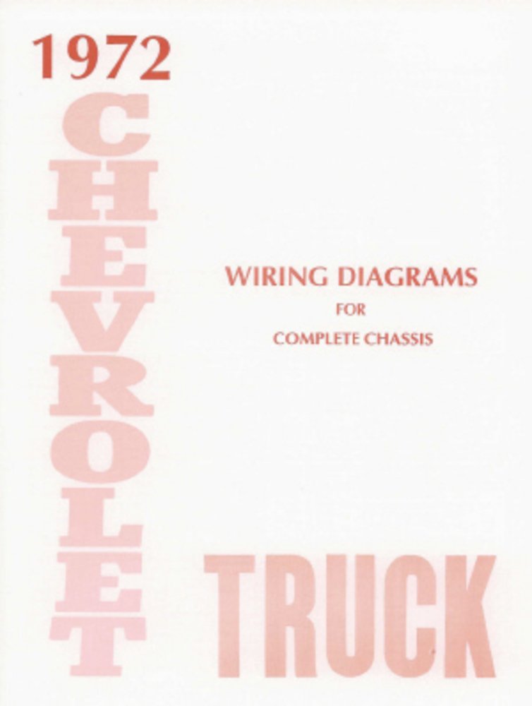 bishko automotive literature 1972 Chevrolet Truck Electrical Wiring Diagrams Schematics Mechanic OEM Book