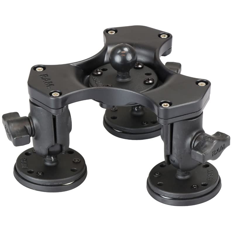 RAM Mounts RAP-B-365-1-339U RAM TRIPLE MAGNETIC BASE W/1" BALL
