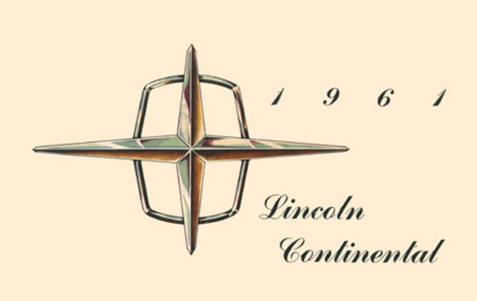 bishko automotive literature 1961 Lincoln Owners Manual User Guide Reference Operator Book Fuses Fluids