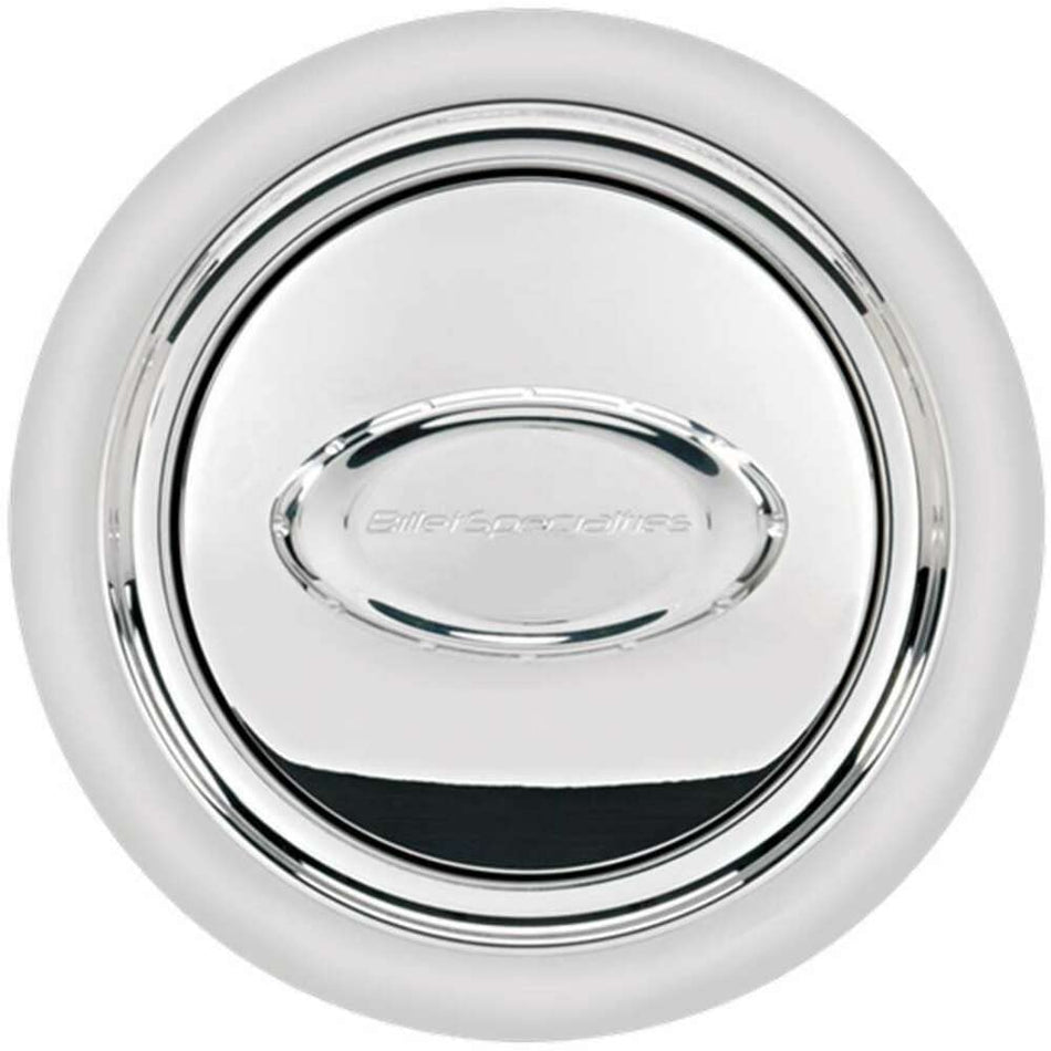 Billet Specialties 32720 Polished Smooth Horn Button with Logo