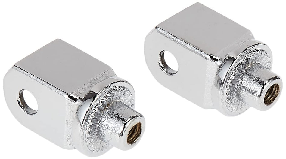 Kuryakyn 8815 Splined Male Mount Peg Adapters for Front Footpegs and Floorboards: 1996-2018 Honda Motorcycles, Chrome, 1 Pair, Medium
