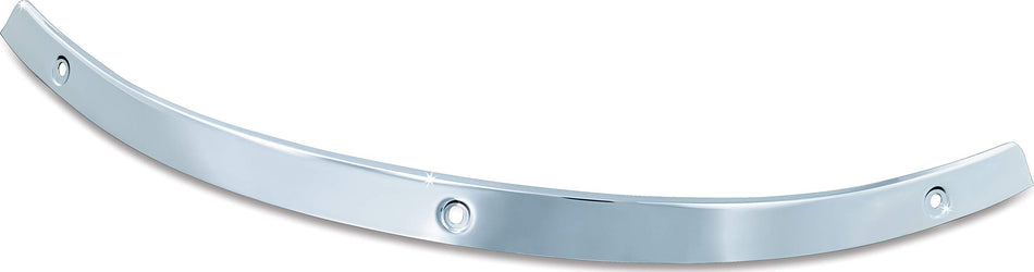 Kuryakyn 1387 Motorcycle Accessory: Smooth Windshield Trim for 2014-19 Harley-Davidson Motorcycles, Chrome