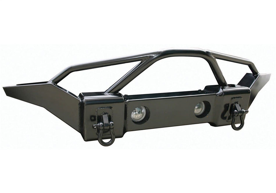 Rampage Products 86510R Recovery Front Bumper with Stinger for 2007-2018 Jeep Wrangler JK, Black