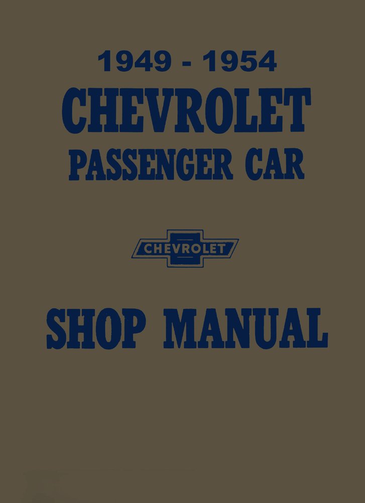 bishko automotive literature 1949 1951 1952 1953 1954 Chevrolet Shop Service Repair Manual Engine Drivetrain