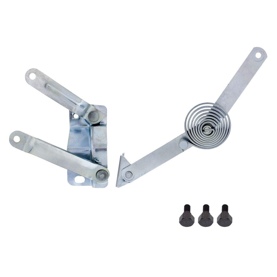 United Pacific 110249 Hood Hinge And Support For 1947-55 Chevy & GMC Truck 1st Series - L/H, Black