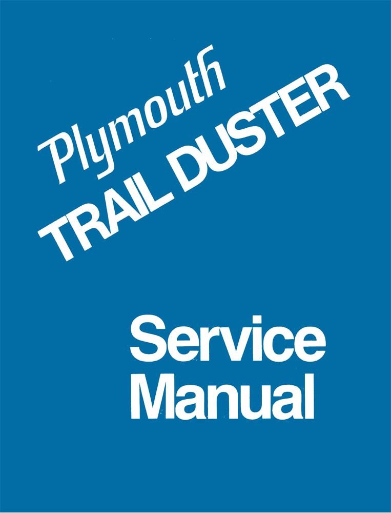 bishko automotive literature 1974 Plymouth Trail Duster Shop Service Repair Manual Book Engine Electrical OEM