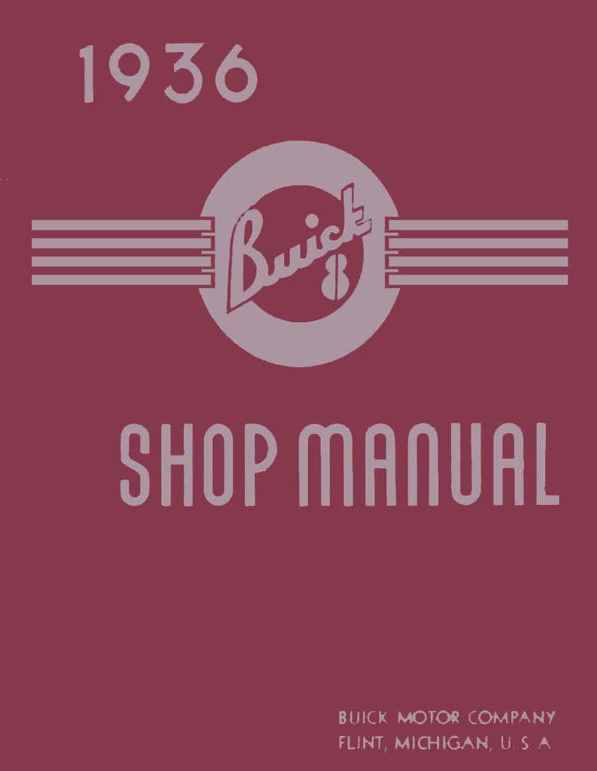 bishko automotive literature 1936 Buick Roadmaster Limited Shop Service Repair Manual Engine Electrical