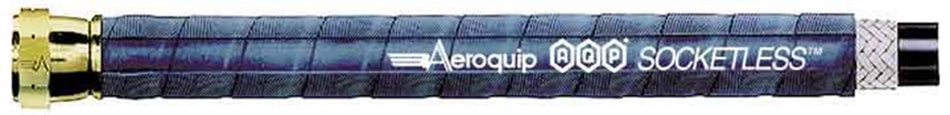 Aeroquip FCV0410 AQP Socketless Hose 10 ft. Hose -04AN Hose Size 0.25 in. I.D. 0.49in. O.D. 250 PSI 3 in. Min. Bend Radius 28 in. Per HG Blue AQP Socketless Hose