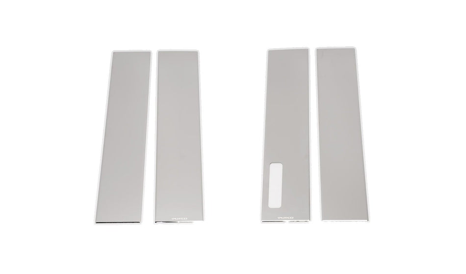 Putco Stainless Steel Pillar Posts Trim Kits - Fits Ford F150 2015-2024, Ford F250/F350 2017-2024 Regular Cab