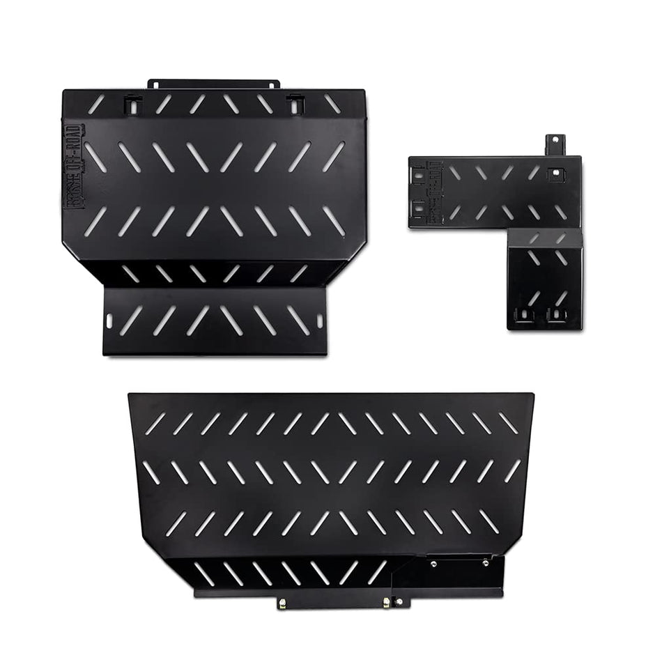 Borne Off-Road Drivetrain Skid Plate Kit Compatible with Ford Raptor 2017+ and F-150 2015+