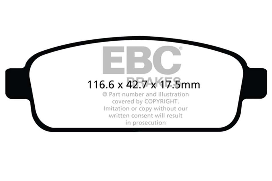 EBC Brakes DP32066C Redstuff Ceramic Brake Pad