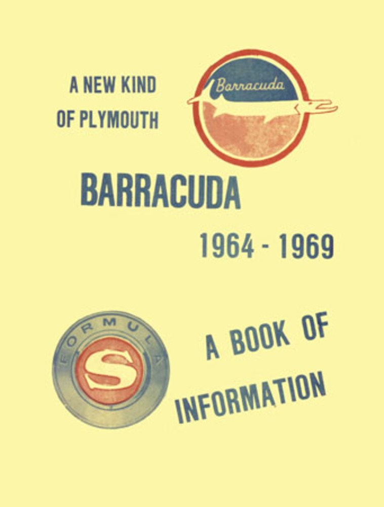 bishko automotive literature 1964 1966 1967 1968 1969 Barracuda Information Book Shop Service Manual OEM