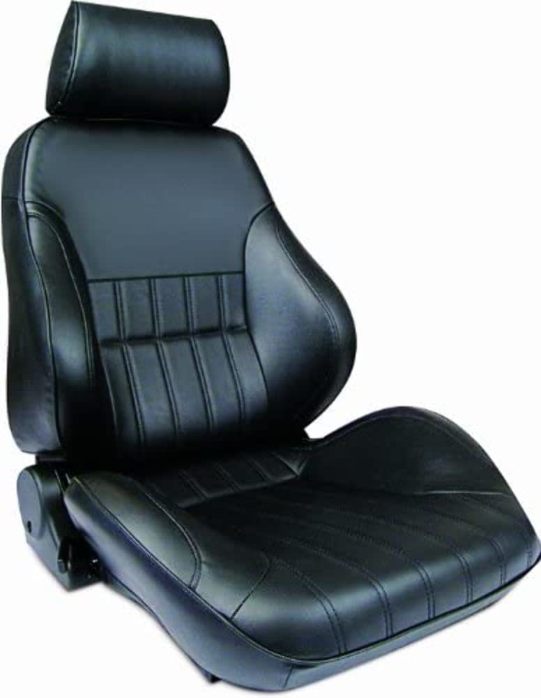 ProCar by Scat Rally Smooth Back Recliner Right Black Vinyl