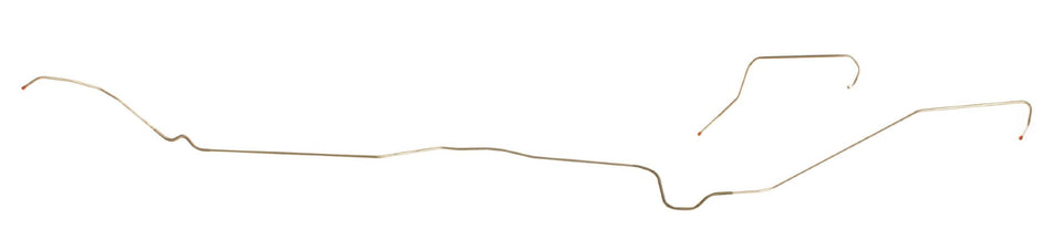 The Right Stuff FGL6712S Front to Rear Fuel Line, 2 Piece (3/8 Diameter, Stainless)