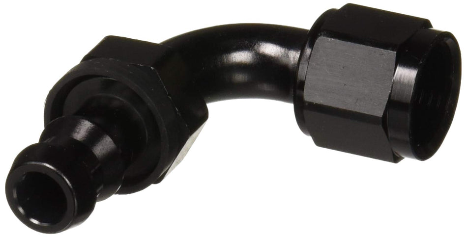 RUSSELL/EDEL Russell 624173 Black -8AN 90u00b0 Twist-Lok Hose End