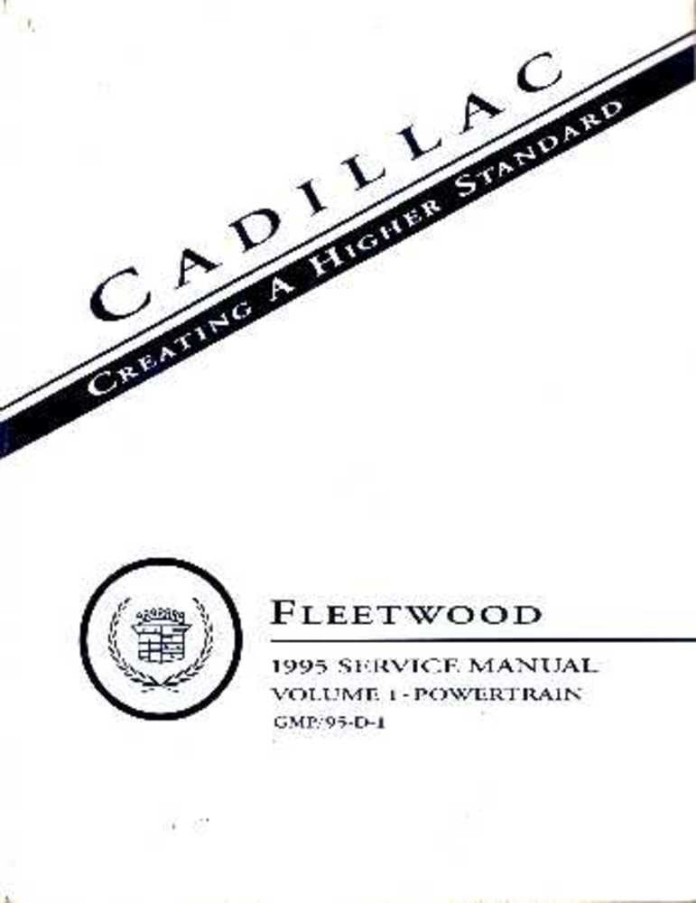 bishko automotive literature 1995 Cadillac Fleetwood Shop Service Repair Manual Book Engine Electrical OEM