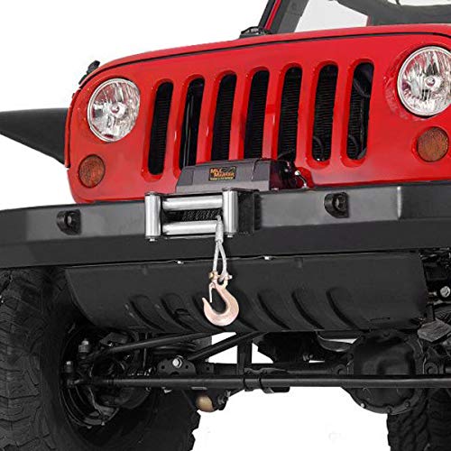 Warrior Products 596 Rock Crawler Winch Bumper with D-Rings for Jeep JK 07-10
