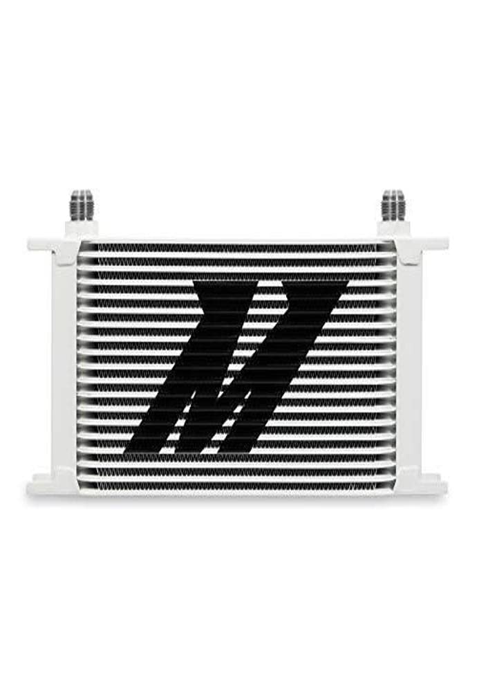 Mishimoto MMOC-19WT Universal 19 Row Oil Cooler, White