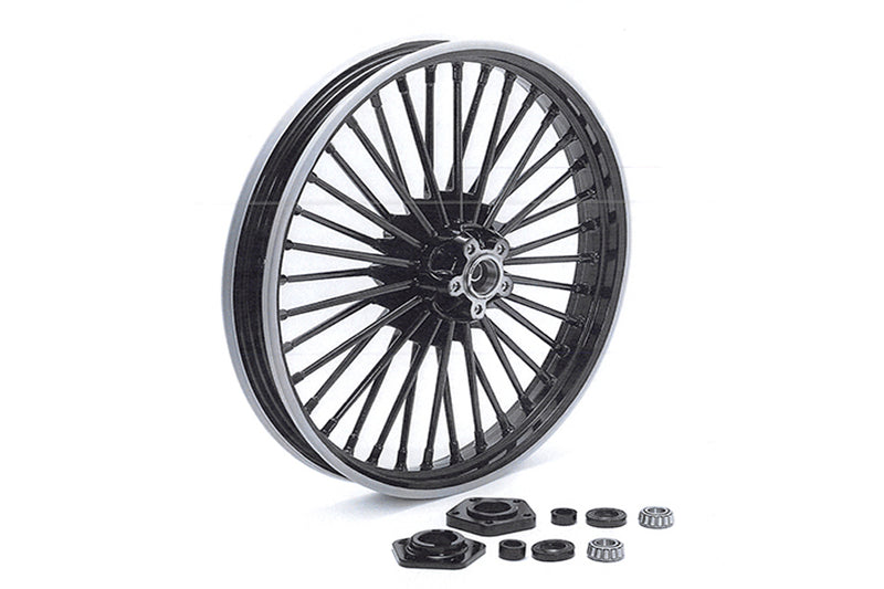 21 inch x 2.15 inch Duro 36 Fat Spoke Matte Black Wheel