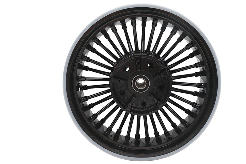 16 inch X 5.5 inch Duro 36 Fat Spoke Rear Wheel Gloss Black