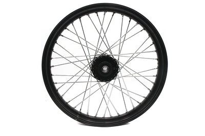 21 inch x 2.15 inch Front Spool Wheel Black