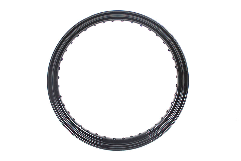 19 inch x 2.5 inch Drop Center Black Wheel Rim