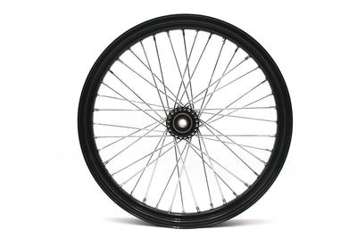 21 inch x 2.15 inch Front Spool Wheel Black