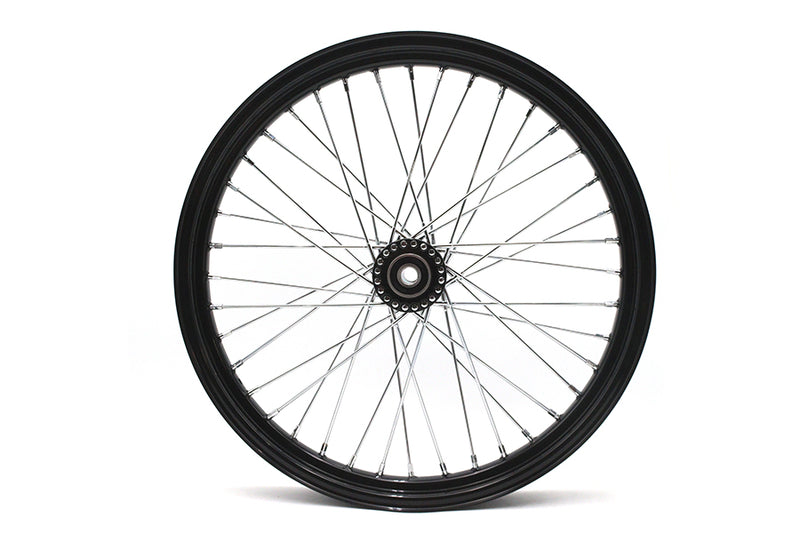 21 inch x 2.15 inch Front Spool Wheel Black
