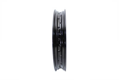 18 inch x 2.15 inch Rolled Edge Rim Black