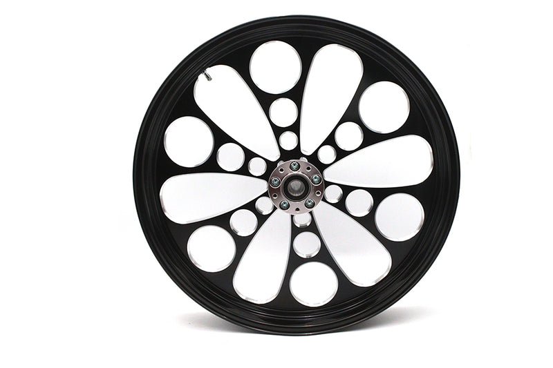 23 inch x 3.5 inch Kool Kat Front Wheel Black Cut