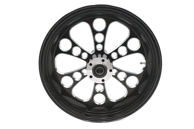 18 inch x 5.5 inch Kool Kat Rear Wheel Black Cut