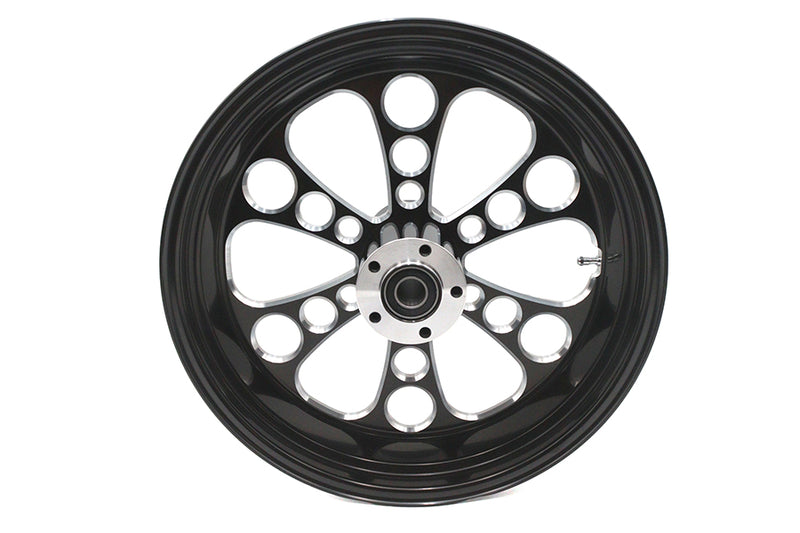 18 inch x 5.5 inch Kool Kat Rear Wheel Black Cut
