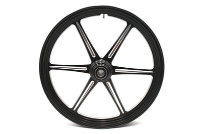 21 inch x 2.15 inch Revolver Front Wheel Black Cut