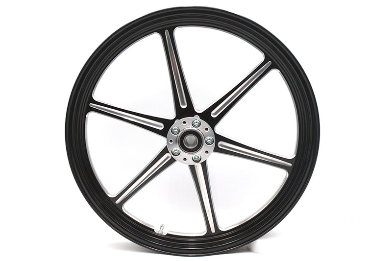 21 inch x 2.15 inch Revolver Front Wheel Black Cut
