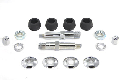 Chrome Lower Rear Shock Stud Kit