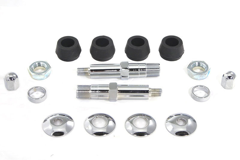 Chrome Lower Rear Shock Stud Kit
