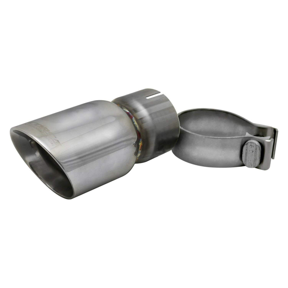 CORSA Performance TK002 Exhaust Tip Kit (Single Universal 2.5in Inlet / 3.5in Outlet Polished PVD Pro-Series)
