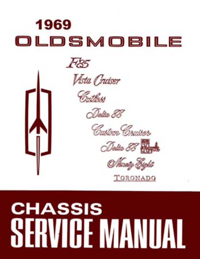 bishko automotive literature 1969 Olds Supreme 442 Cutlass 88 Toronado Shop Service Repair Manual Book Engine
