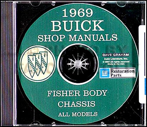 bishko automotive literature 1969 Buick Electra Gs 350 400 Lesabre Shop Service Repair Manual CD Engine