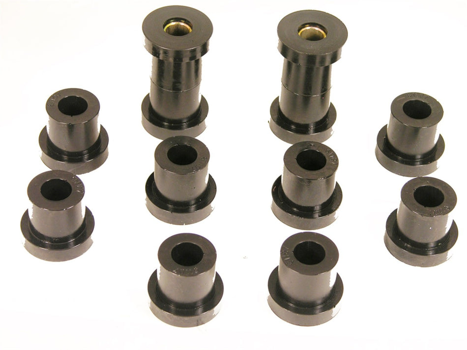 Prothane 7-1023-BL Black Rear Spring Eye and Shackle Bushing Kit