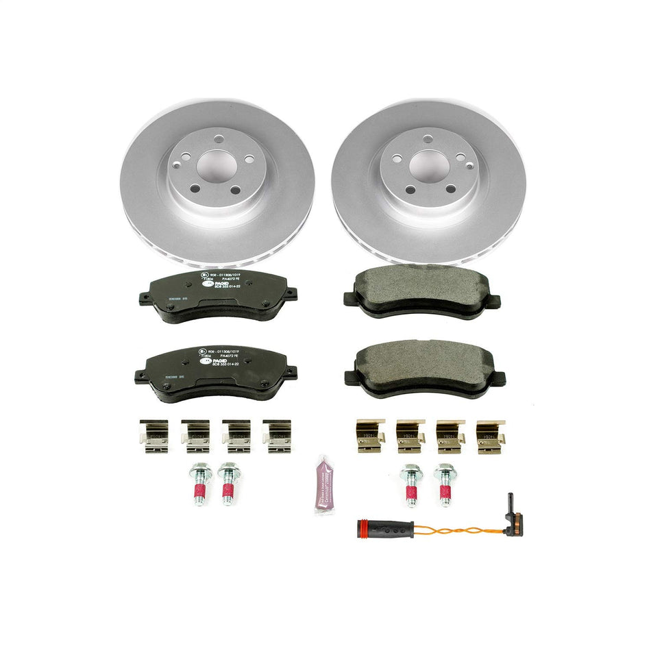 Power Stop ESK6603 Front Euro-Stop Brake Kit Mercedes