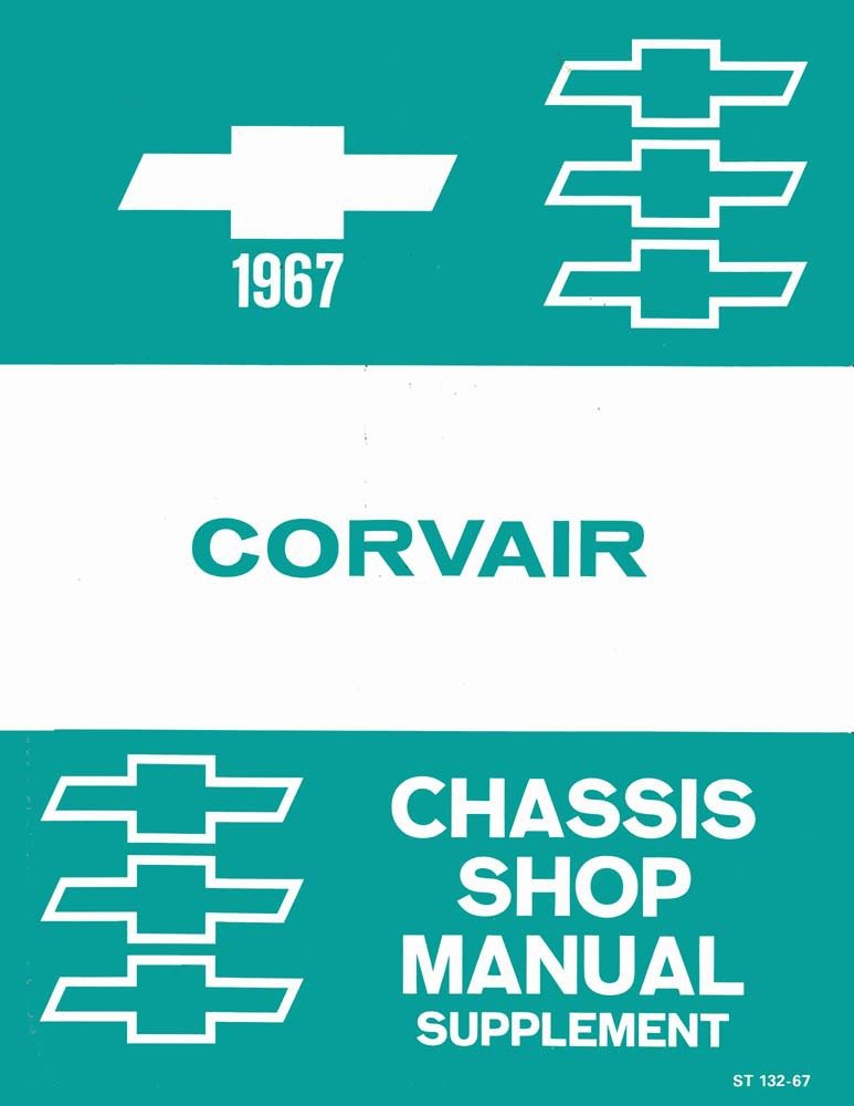 bishko automotive literature 1967 Chevrolet Corvair Shop Service Repair Manual Book Engine Drivetrain Wiring