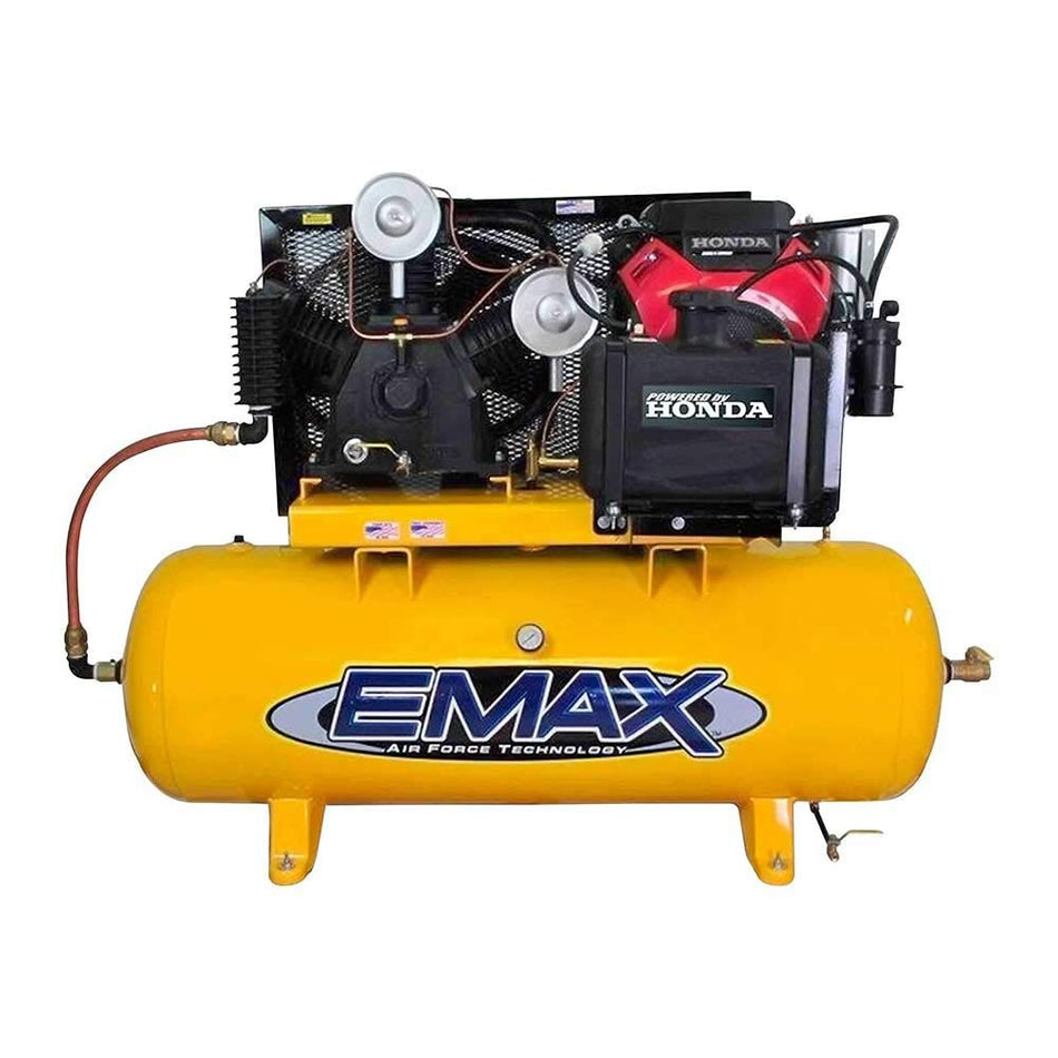EMAX EGES1330ST Truck Mount Stationary Gas Air Compressor, 1 Pack