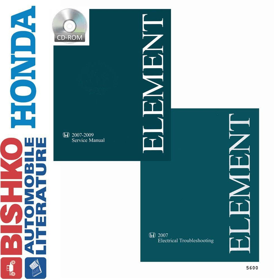 bishko automotive literature Shop Service Repair Manual CD W/ETM Engine Wiring for 2007 2008 2009 Honda Element