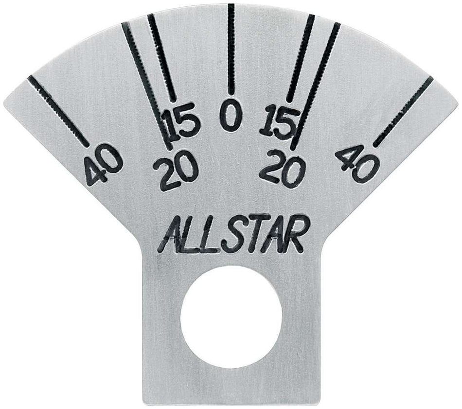 Allstar Performance ALL10752 Caster Indicator Plate